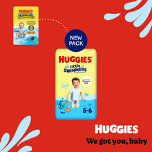 Load image into Gallery viewer, Huggies Little Swimmers Nappies Size 5-6, 11 pack, 12-18kg (New)
