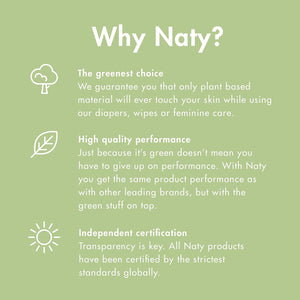 Eco by Naty Disposal Diaper Bags 50 Pack