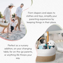 Load image into Gallery viewer, KiddyCare Baby Nappy Caddy Organiser, Plus Size
