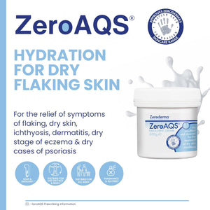 Zeroderma ZeroAQS Emollient Cream, 500g