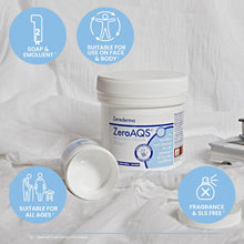 Load image into Gallery viewer, Zeroderma ZeroAQS Emollient Cream, 500g
