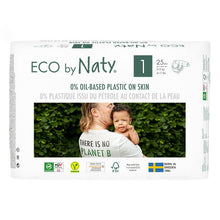 Load image into Gallery viewer, Naty Newborn, 25 Eco Nappies, 2-5kg, 25 Pack
