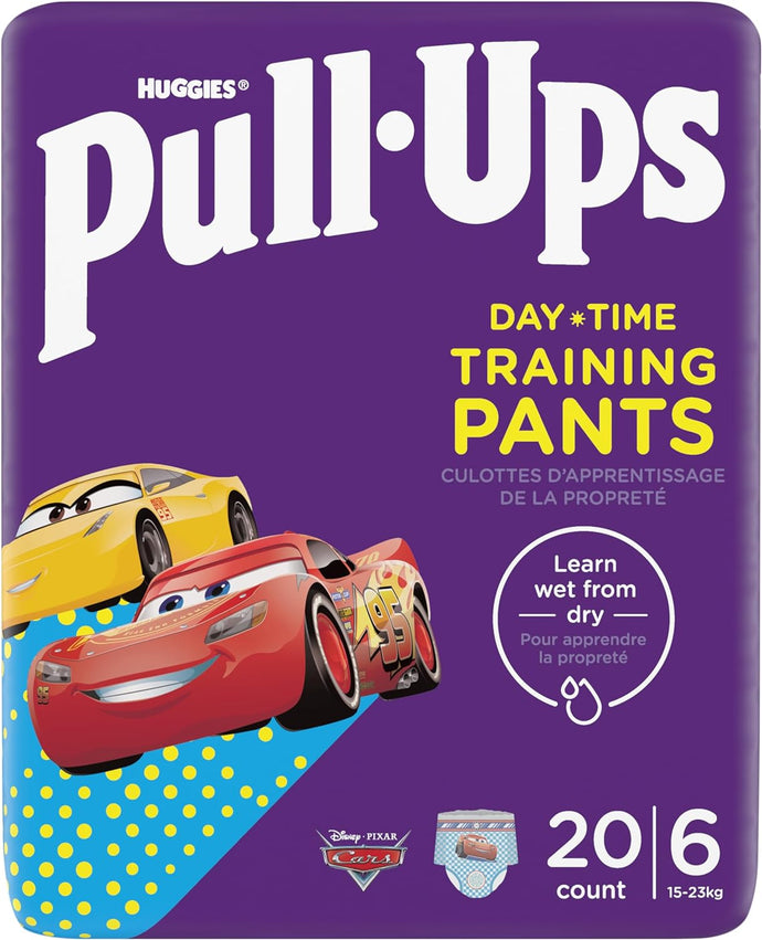 Huggies Pull-Ups Boys Daytime Training Pants Size 6, 15-23 kg, 20 Pack