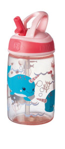 Nuby Mighty Swig Water Bottle, Dolphins, 360ml