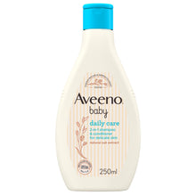 Load image into Gallery viewer, Aveeno Baby Daily Care 2-In-1 Shampoo &amp; Conditioner, 250ml
