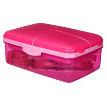 Load image into Gallery viewer, Sistema Slimline Quaddie Lunch Box 1.5L -Pink
