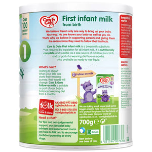 Cow & Gate (UK) First Infant Milk Tin, 700g