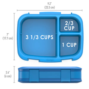 Bentgo Fresh Lunch Box 2pack -Blue/Aqua