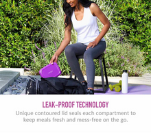 Load image into Gallery viewer, Bentgo Fresh Lunch Box 2pack -Purple/Aqua
