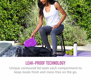 Bentgo Fresh Lunch Box 2pack -Purple/Aqua