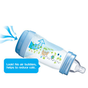 MAM Easy Start Anti-Colic Bottle Blue, 260ml, 3Pack