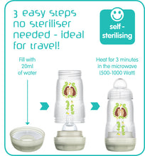 Load image into Gallery viewer, MAM Easy Start Anti-Colic Bottle Blue 260ml 3Pack
