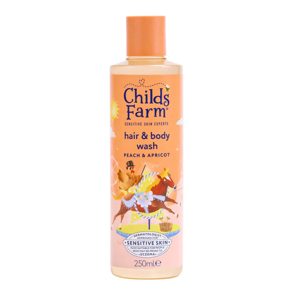 Childs Farm Hair & Body Wash Peach & Apricot, 250ml