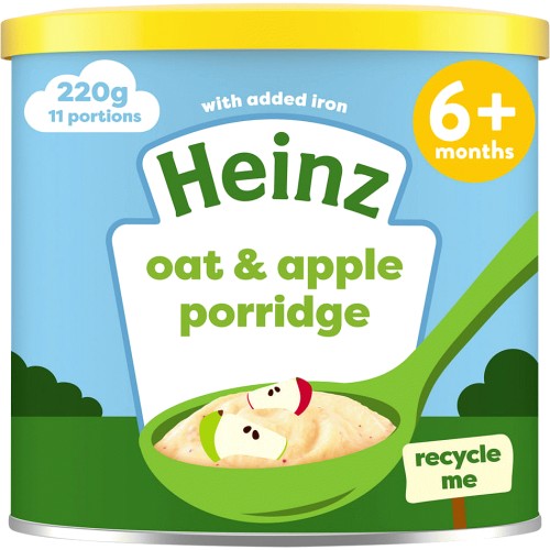 Heinz First Steps Oat & Apple Porridge, 6+Months - 220g