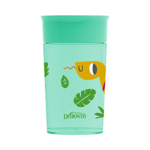 Load image into Gallery viewer, Dr Brown&#39;s Smooth Wall Cheers 360 Cup Green Deco, 300ml
