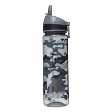 Load image into Gallery viewer, Smiggle Illusion Football Drink Bottle, Black, 650ml
