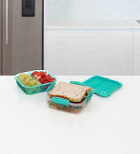 Load image into Gallery viewer, Sistema Stackable Lunch Box, 1.24L -Teal
