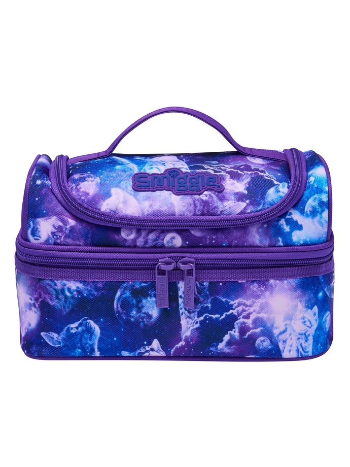 Giggle By Smiggle Freestyle Double Decker Lunchbox, Purple