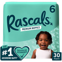 Load image into Gallery viewer, Rascal + Friends Cocomelon Premium Nappies Size 6, 30Pack, 15-20kg (New Look)
