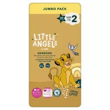 Load image into Gallery viewer, LITTLE ANGELS by ASDA Newborn Disney Size 2, 4-8 kg Jumbo Pack 60 Nappies
