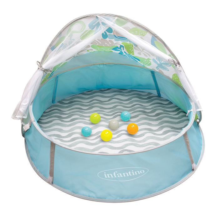 Infantino Ball Pit With UV Protection Canopy & Mosquito Net