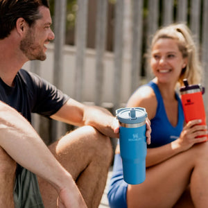 Stanley IceFlow Flip Straw Tumbler, 0.88L -Azure