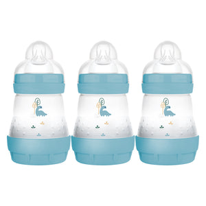 MAM Easy Start Anti-Colic Bottle Blue, 160ml, 3Pack