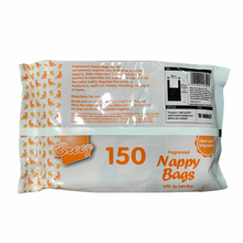 Load image into Gallery viewer, Breez Fragranced Nappy Bags, 150Pack
