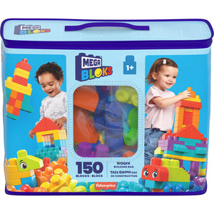 Mega Bloks Bigger Bulk Bag 150pcs 1+Years