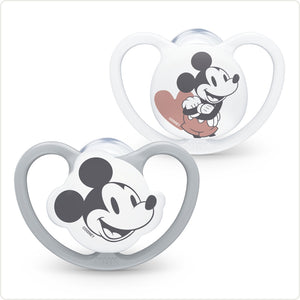 NUK Disney Space Soothers 0-6Months, 2Pack