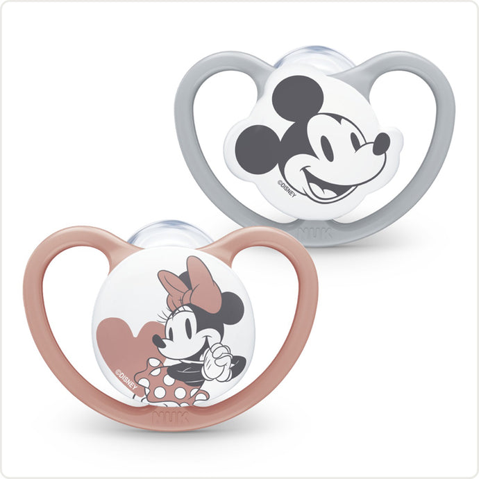 NUK Disney Space Soothers 0-6Months, 2Pack