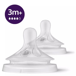 Philips Avent Natural Response 3.0 Teat Level 4, 3m+, 2Pack