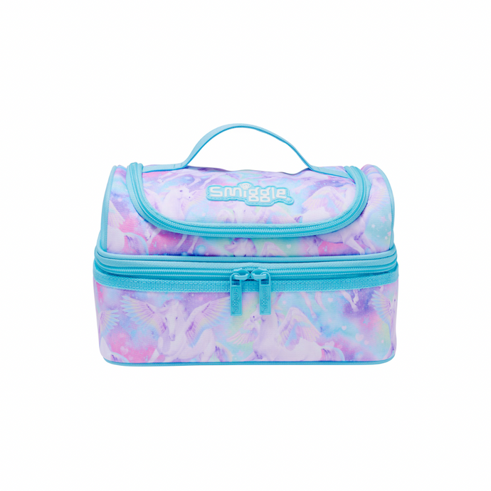 Giggle By Smiggle Freestyle Double Decker Lunchbox, Pastel