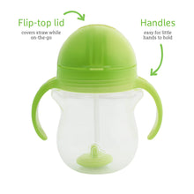 Load image into Gallery viewer, Munchkin Click Lock Tip &amp; Sip Weighted Straw Trainer Cup - 207ml
