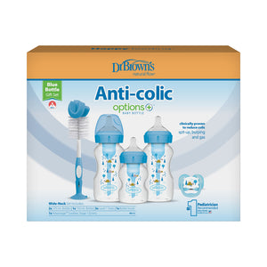 Dr Brown's Options Anti-Colic Gift Set -Blue