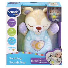 Load image into Gallery viewer, VTech Soothing Sounds Bear, 0+Months
