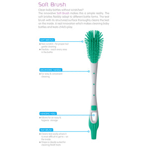 MAM Soft Brush - For Baby Bottles