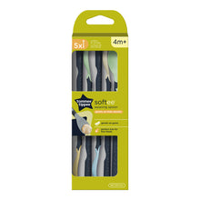 Load image into Gallery viewer, Tommee Tippee Design Weaning Spoons x5, 4+Months
