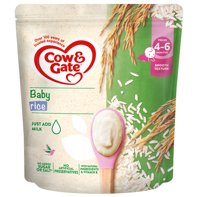 Cow & Gate Baby Rice, 4-6+Months -100g