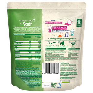 Cow & Gate Banana Porridge, 4-6+Months, 125g