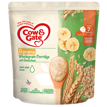 Load image into Gallery viewer, Cow &amp; Gate Banana Wholegrain Porridge with Buckwheat, 7+Months, 200g
