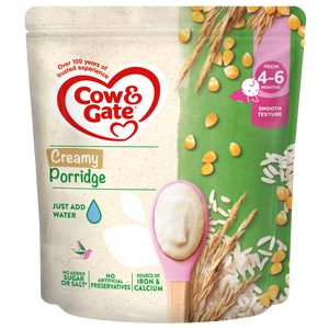 Cow & Gate Creamy Porridge, 4-6+months, 125g