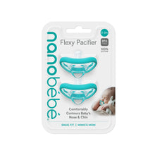 Load image into Gallery viewer, Nanobébé Flexy Soothers, 0-3Months -Teal

