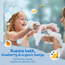 Load image into Gallery viewer, Childs Farm Bubble Bath Blueberry &amp; Mango, 250ml
