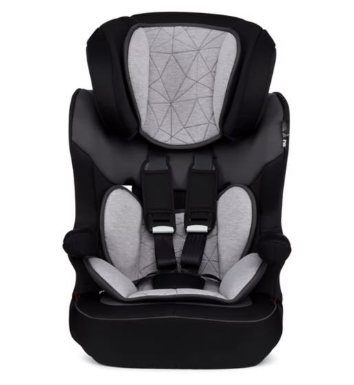 Mothercare Advance XP Highback Booster Car Seat Black Grey
