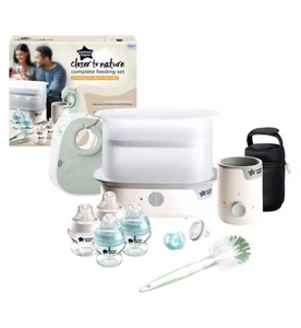Tommee Tippee Closer to Nature Complete Feeding Set -12 Piece Set, White