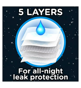 Huggies DryNites Bedwetting Pyjama Pants Girl Age 8-13Years (30-48kg)9 Pants