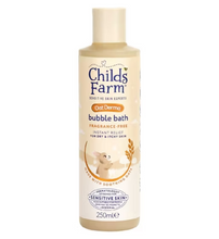 Load image into Gallery viewer, Childs Farm OatDerma Bubble Bath Fragrance Free, 250ml
