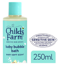 Load image into Gallery viewer, Childs Farm Baby Bubble Bath Baby Soft Scent, 250ml
