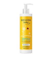 Load image into Gallery viewer, Weleda Calendula Shampoo and Body Wash - 400ml
